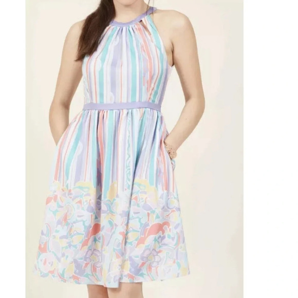 Modcloth Behold the Blogger Rainbow Stripe Dress 3X - Picture 15 of 15
